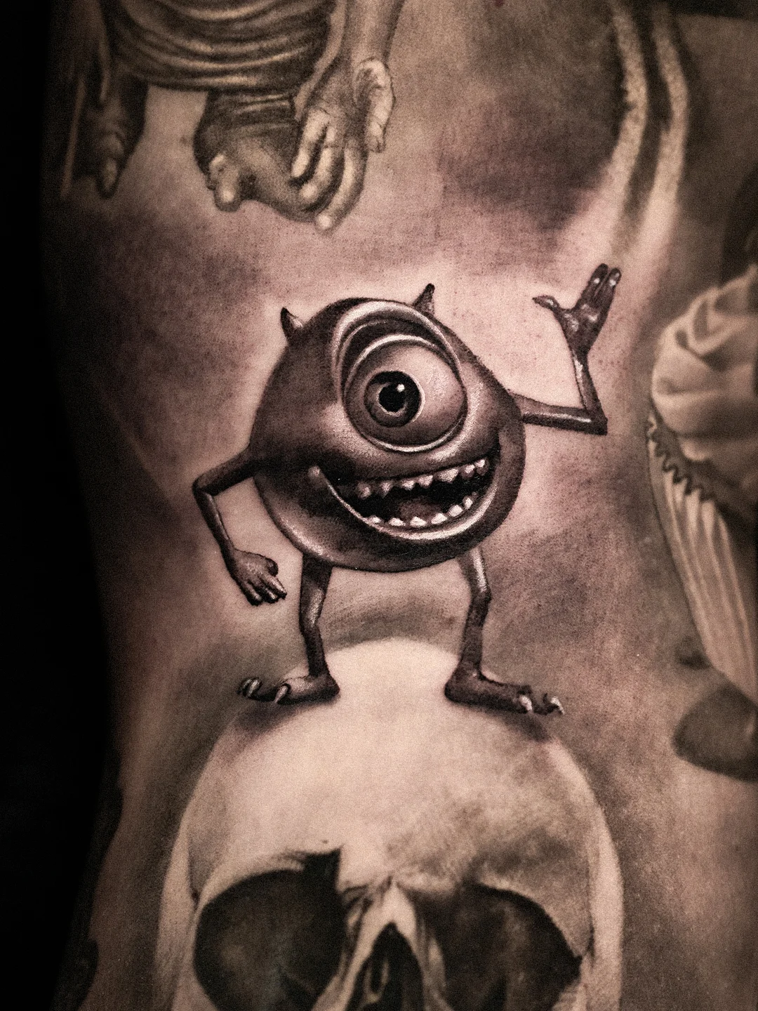 Black & Grey Tattoo von Chris Block – Arbeit 33
