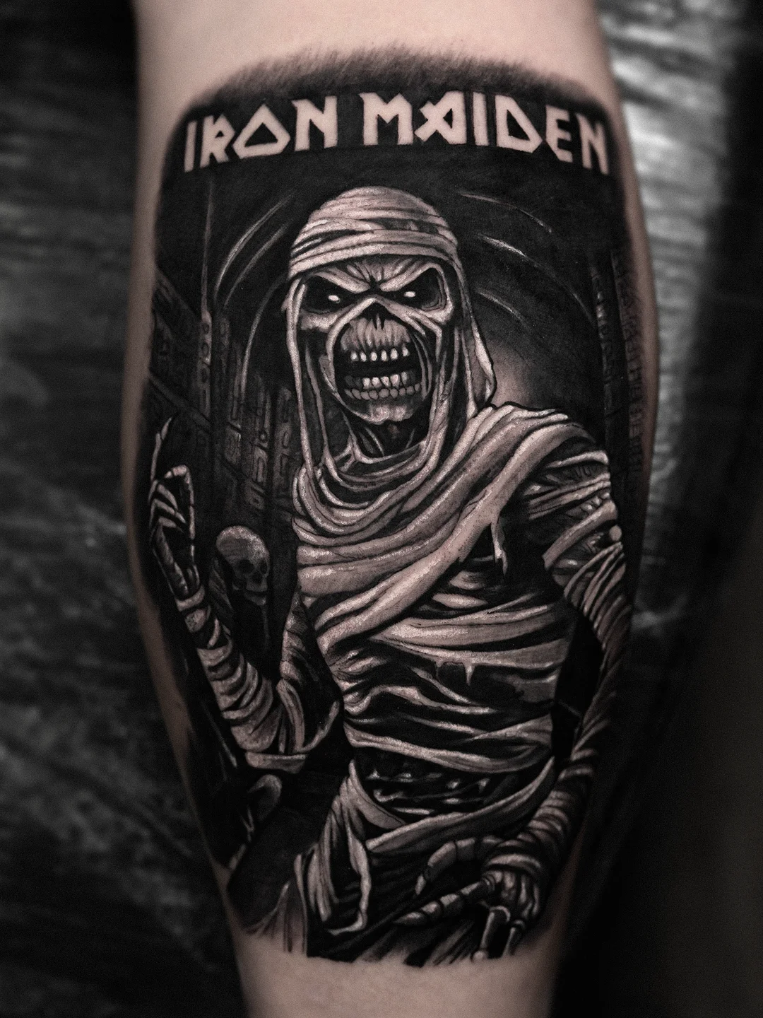 Black & Grey Tattoo von Chris Block – Arbeit 37