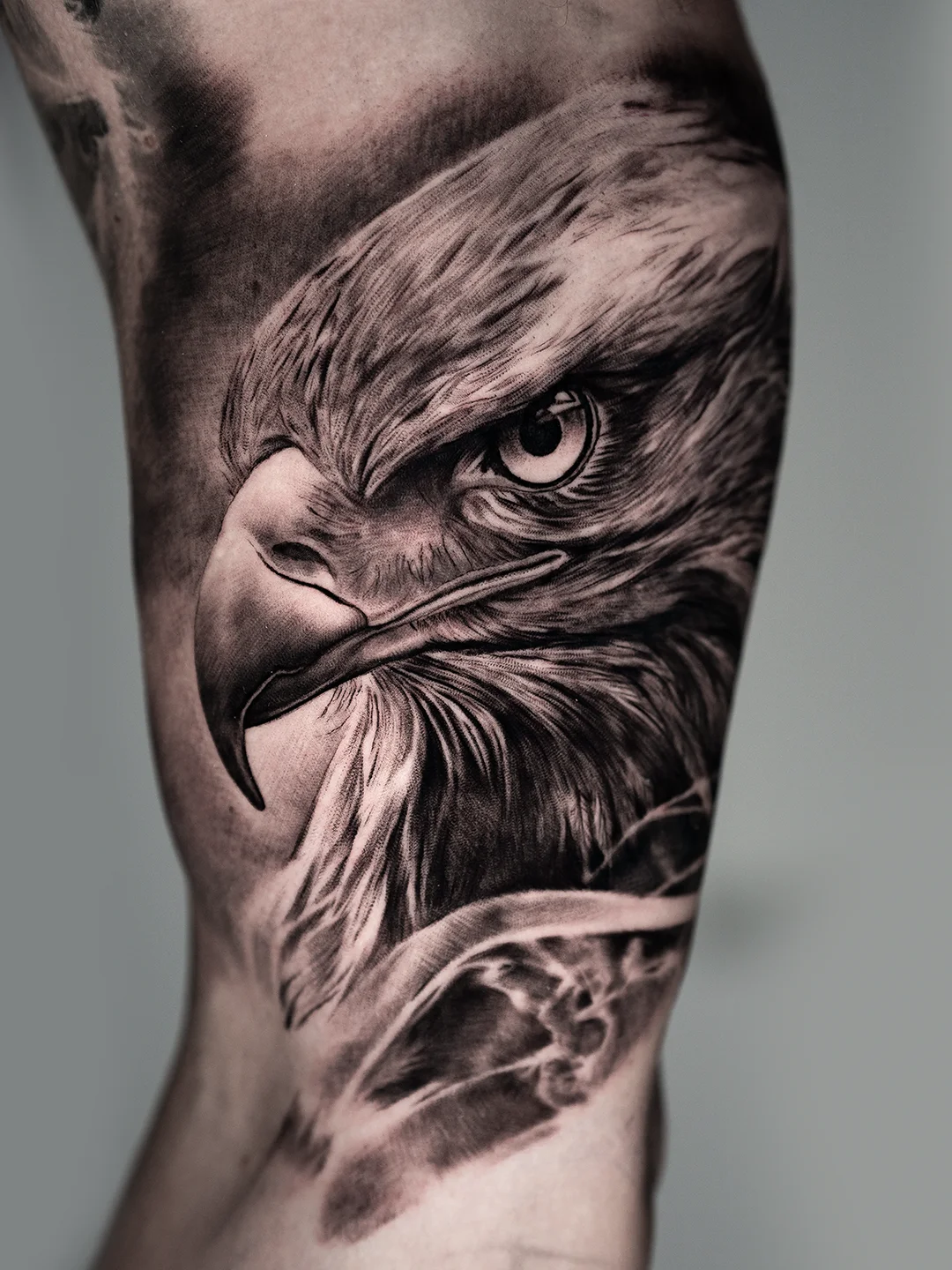 Black & Grey Tattoo von Chris Block – Arbeit 40