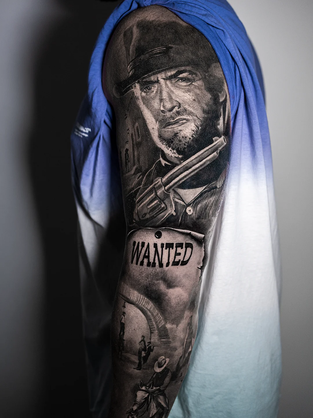 Black & Grey Tattoo von Chris Block – Arbeit 41