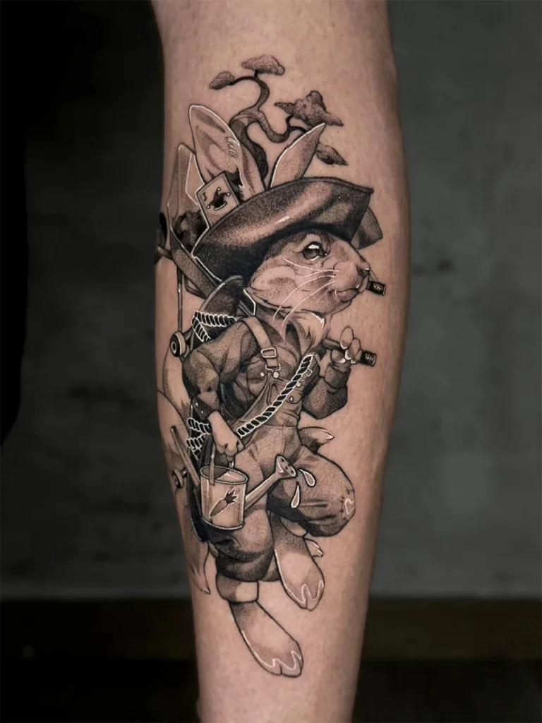 Dark Art Tattoo von Regina – Fallout Tattoo Münzenberg